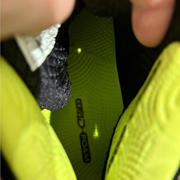 Under Armour Mens 12 Cleats Football Black Neon Green Ankle Lace Up Sports EUC - Picture 10 of 10